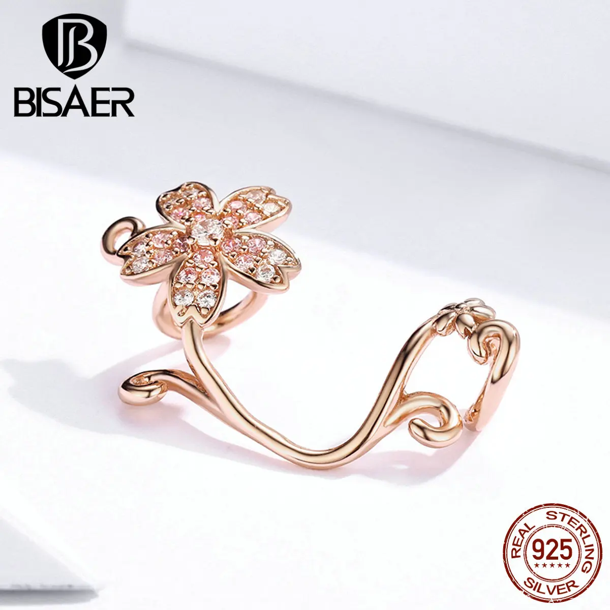 

Silver Charm 2019 Summer New 100% 925 Sterling silver Pendant Charm Sakura Fit Original Bracelet Jewellery HSC1033-C