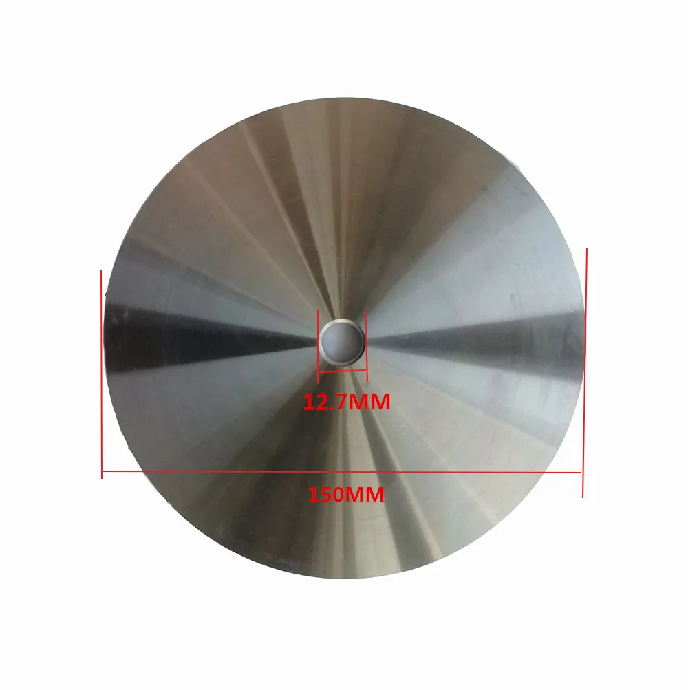 

6" Aluminum polishing disc 150MM Flat Abrasive Wheel for Gemstone Grinding machine Gem Faceting Machine Sand Paper Gasket