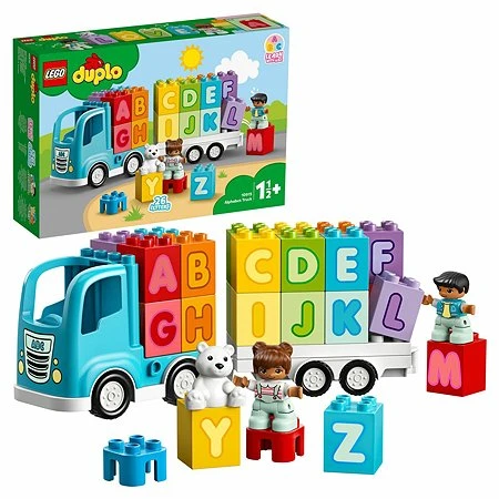 Designer Lego Duplo truck alphabet 10915|Clicking Blocks| - AliExpress