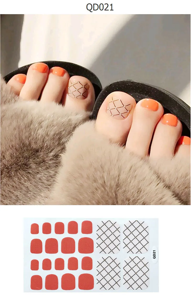 Наклейка для ногтей водостойкая летняя Корейская маленькая свежая Милая наклейка для ногтей er аппликация для ногтей декоративные гвозди - Цвет: 21