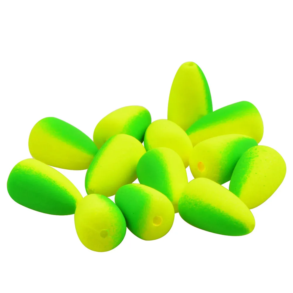 20Pcs/lot Foam Fishing Float Strike indicator fly fishing Floating fishing  Bobber Buoys Floats for Fishing Pompano Rigs