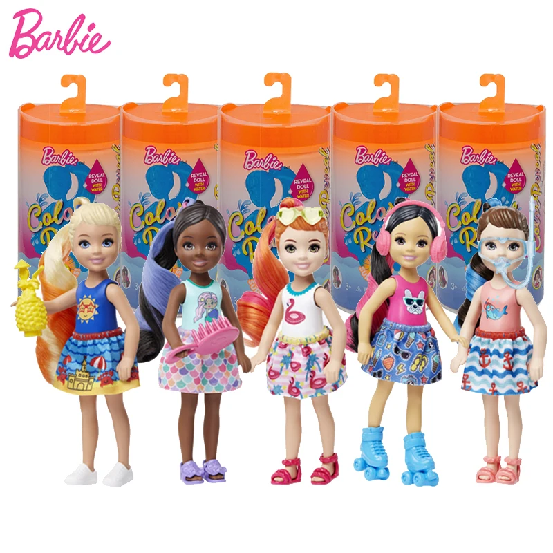 Original Barbie Color Reveal Dolls Bonecas Makeup Toys for Girls Children Accessories Baby Blind Box Toys Barbie Doll Fairytale