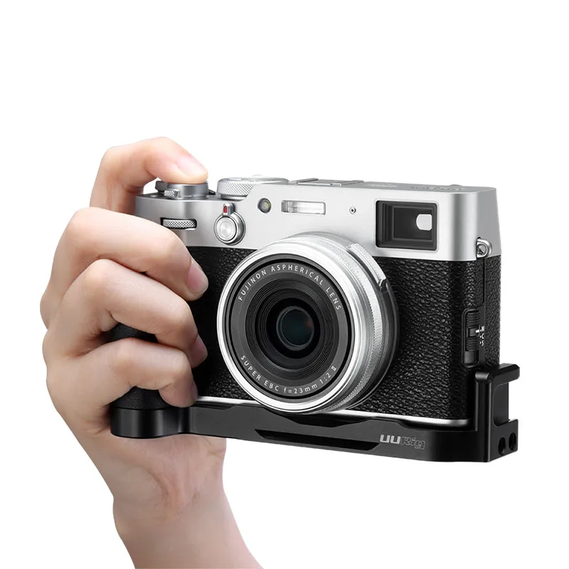 UURig Холодный башмак L-Пластина для Fujifim X100V X100F Вертикальная съемка Vlog Монтажная