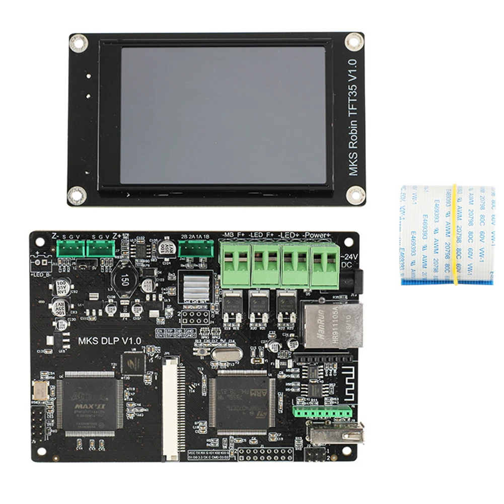 

MKS DLP Controller Board Kit Colorful Durable 3.5inch DIY Open Source 3D Printer Touch Screen Accessories High Performance TFT35