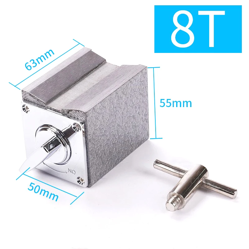  Metal Switch Magnetic Table Base 6T 8T 10T 12T V type Magnetic Base Dial Indicator Stand Base Magne