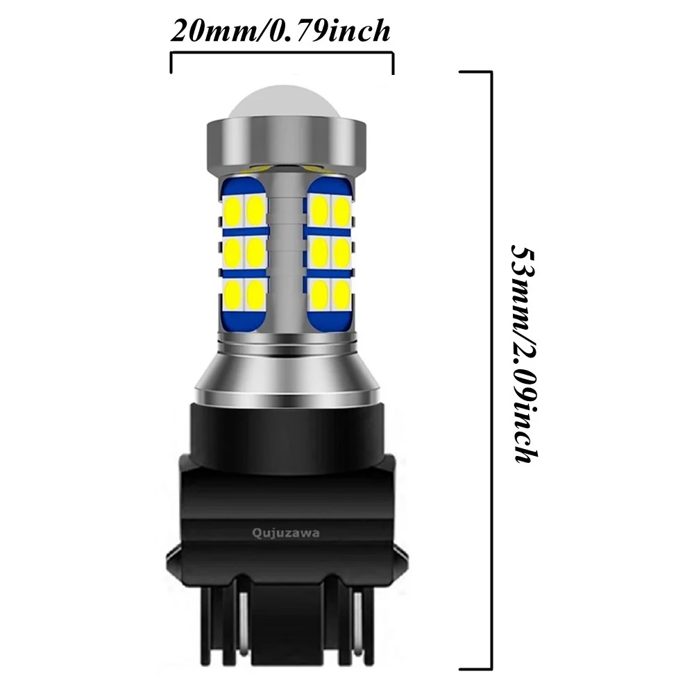 2PCS T25 3157 3156 3057 3457 4157 P27/7W P27W   3030 LED ڵ       ȣ 