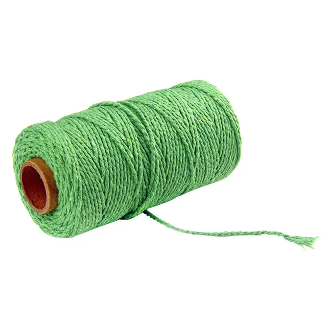 Cotton Linen Thread Multicolor Twisted Yarn For Dream Catcher Home Decor Crafts Macrame Knitted Crochet Thread Hilo Para Bordar 4