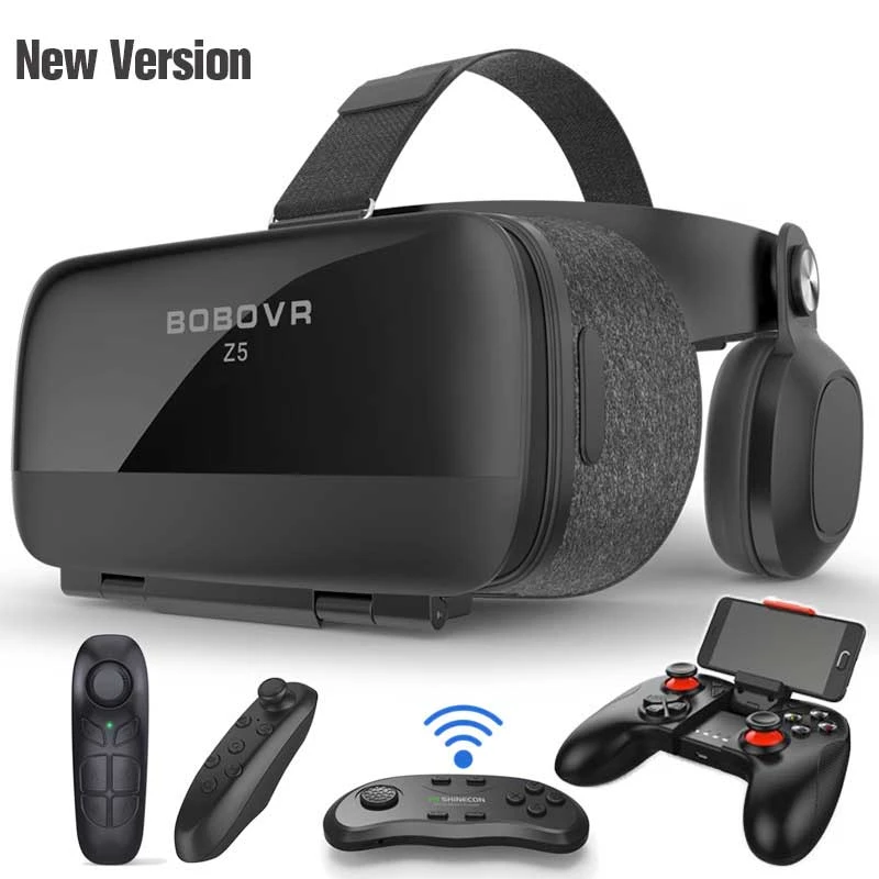 Bobovr Z5 3D VR Virtual Reality Glasses Headset Helmet Goggles Casque Stereo Headset Box Glasses For Smartphone With Packaging