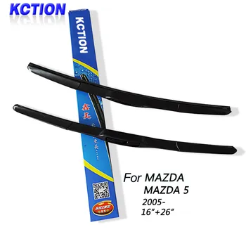 

Car Windshield Wiper Blade For Mazda 5(2005-),16"+26",Windscreen Wipers Blade Rubber Refill, Car Accessories