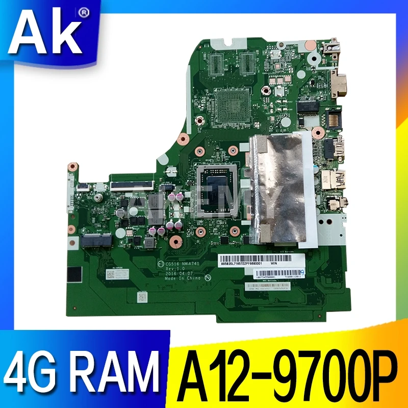 5B20L71644 для For Lenovo Ideapad 310 15ABR материнская плата ноутбука CG516 NM A741 с процессором AMD A12