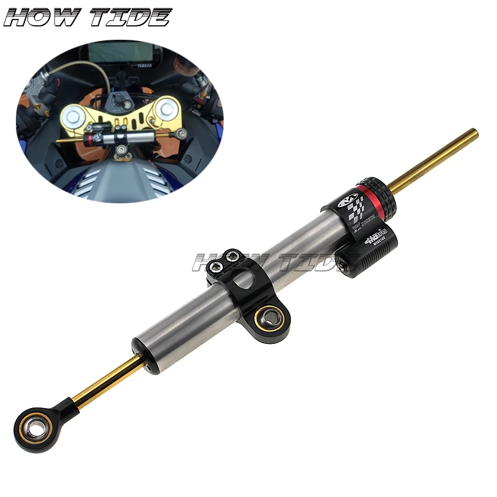 Для XT660X YZF R125 MT03 MT-03 MT 03 R1 XJ6 Tracer 700 900 Универсальный Мотоцикл Регулируемый рулевой