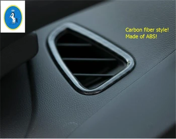 

Fit For Chevrolet Camaro 2016 - 2019 ABS Carbon Fiber Accessories Side Air Condition AC Outlet Vent Cover Trim