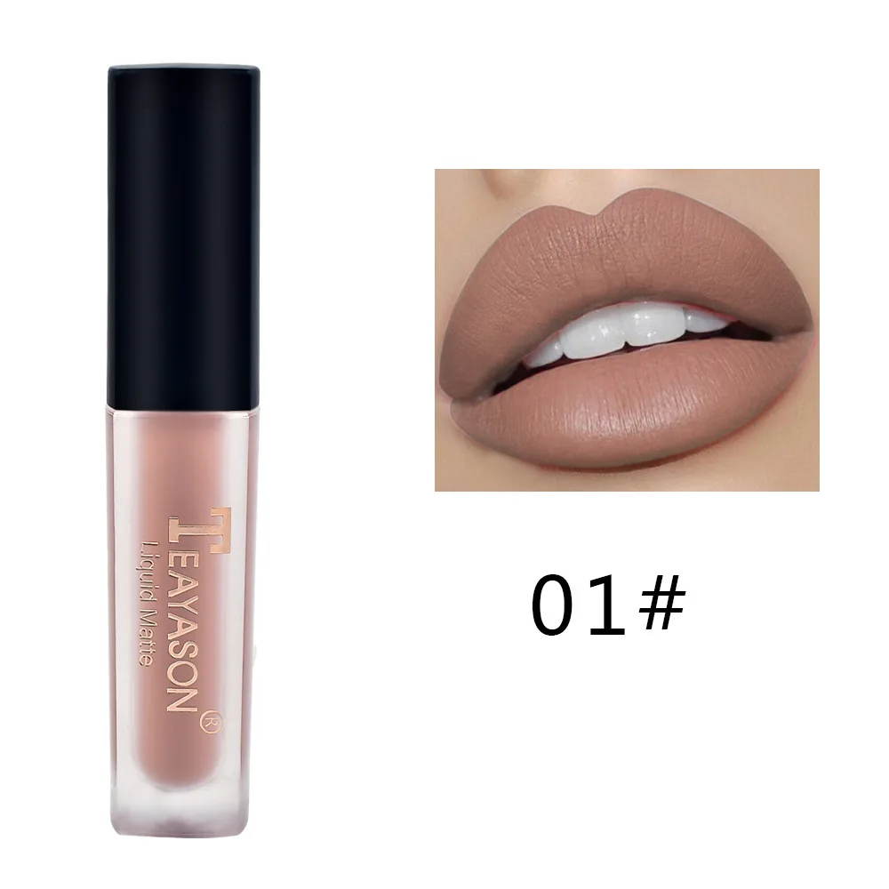 Матовая жидкая помада Batom 12 цветов водостойкая матовая rouge a levre longue tenue
