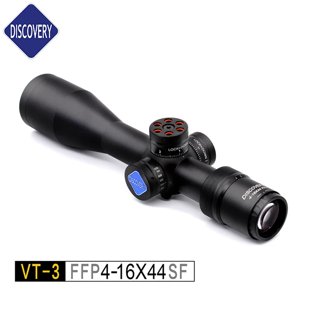 DISCOVERY 1/10MIL VT-3 4-16X44SF FFP Side Parallax Optics Hunting Rifle Scope 