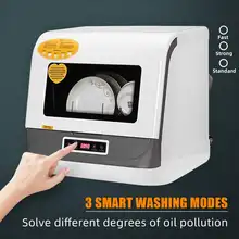 Mini lavavajillas eléctrico ultrasónico, máquina de esterilización de alta temperatura, 800W, instalación libre