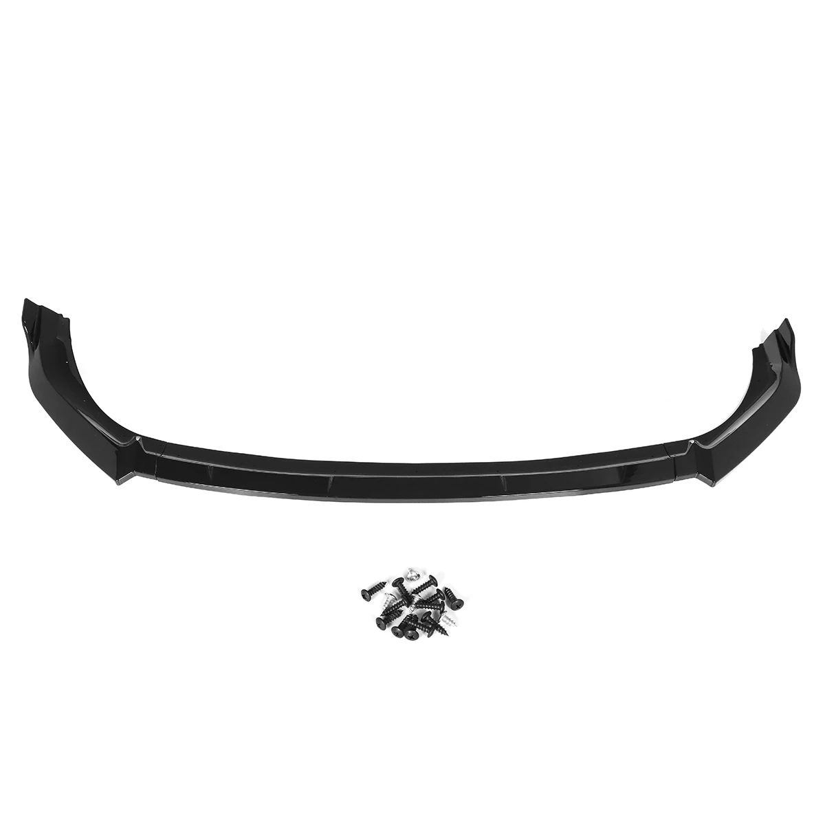 Черный/карбоновый вид 3 шт. автомобильный передний бампер дефлектор для губ