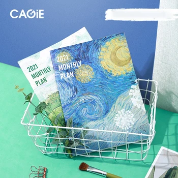 

Art Agendas 2021 Planner Organizer A4 Diary Notebook Starry Sky Journal Weekly Monthly Plan Kawaii Note Hand book Back to School