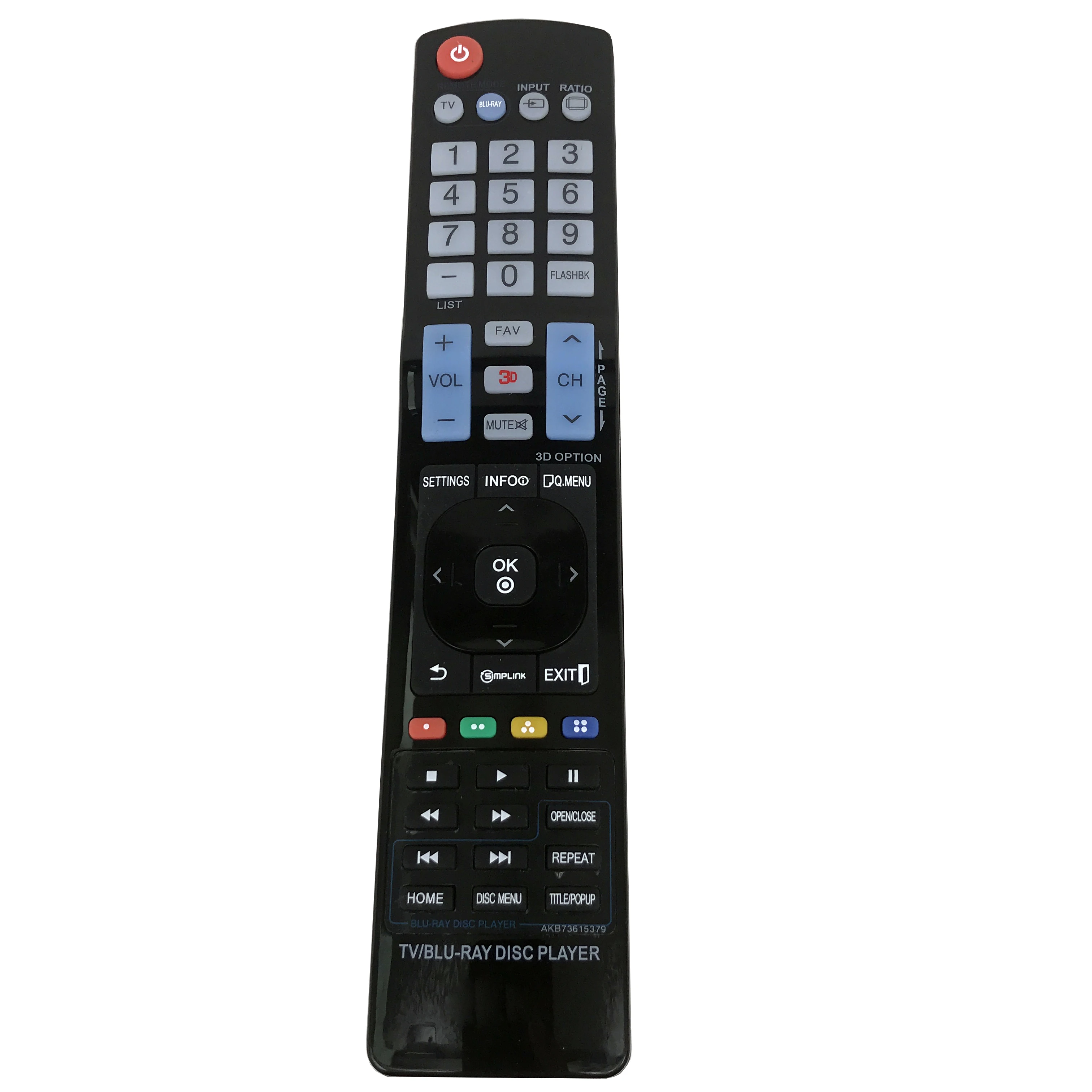 Новая замена AKB73615379 для LG LCD 3D TV Blu Ray дисковый DVD плеер с дистанционным управлением
