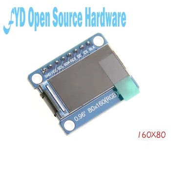 

1pcs IPS 0.96 inch 8P SPI HD 65K Full Color LCD Module ST7735 Drive IC 80*160