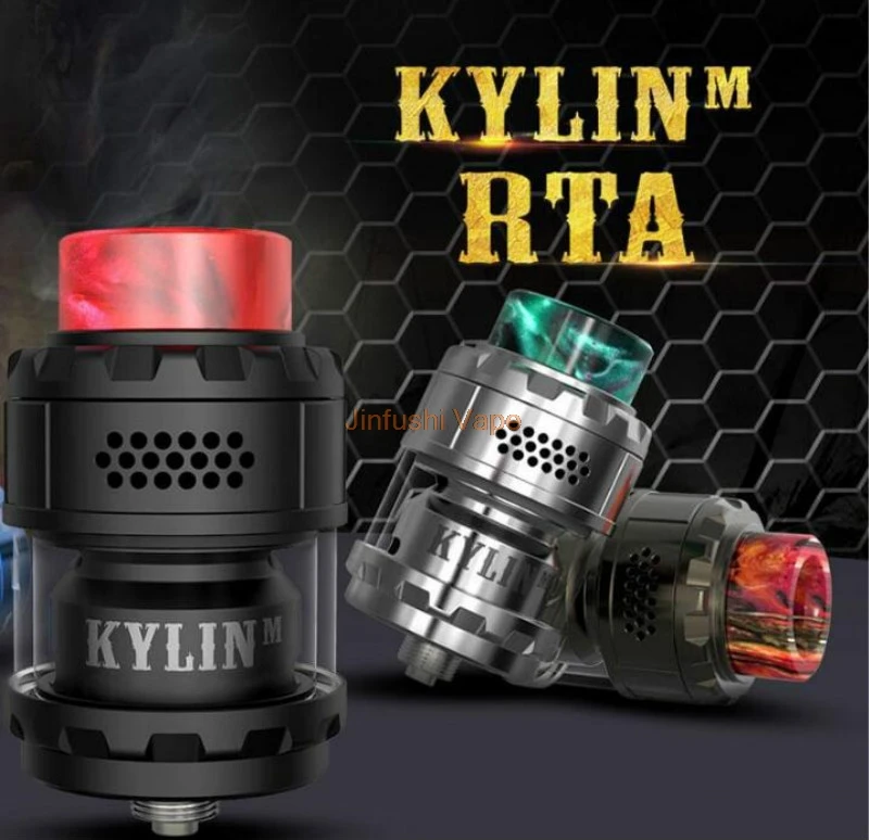 2 шт. Kylin M rta атомайзер с воздухозаборником двойной катушкой Модернизированный для электронной сигареты коробка мод Vape цвета vs Zeus X RTA Zeus Dual