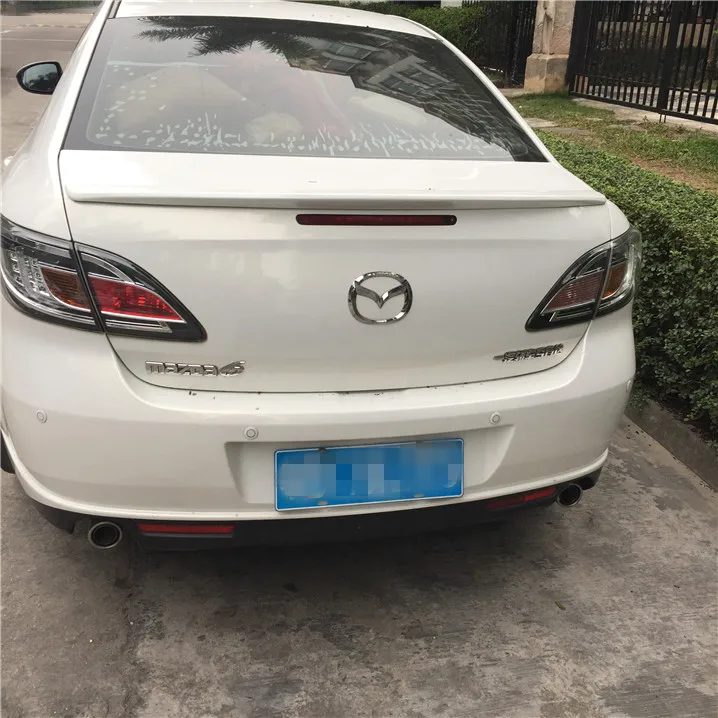 Спойлер для Mazda 6 2006 2013 Mazda6 Sedan RYCK спойлер из АБС пластика заднее крыло автомобиля