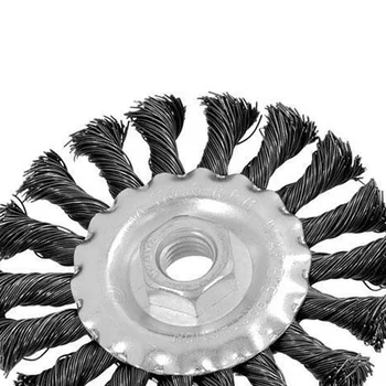 

Practical 100 Mm 4inch Rotary Steel Wire Wheel Brushes M14 For Angle Grinder 100 Mm 4inch Surface Preparation Prior To Welding
