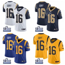 Мужская Новинка, высокое качество, Джерси в стиле Лос-Анжелес Джаред Гофф Рамс Super Bowl LIII Bound