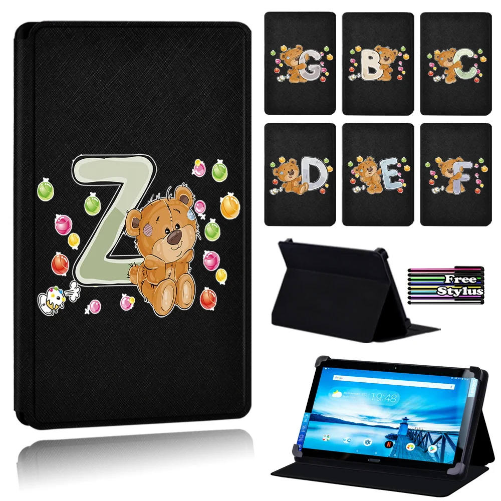 

Tablets Case for Lenovo Tab P10/Lenovo Tab P10 Lte 10.1 Inch/Smart Tab P10 10.1 Inch Universal Cover Case + Free Stylus