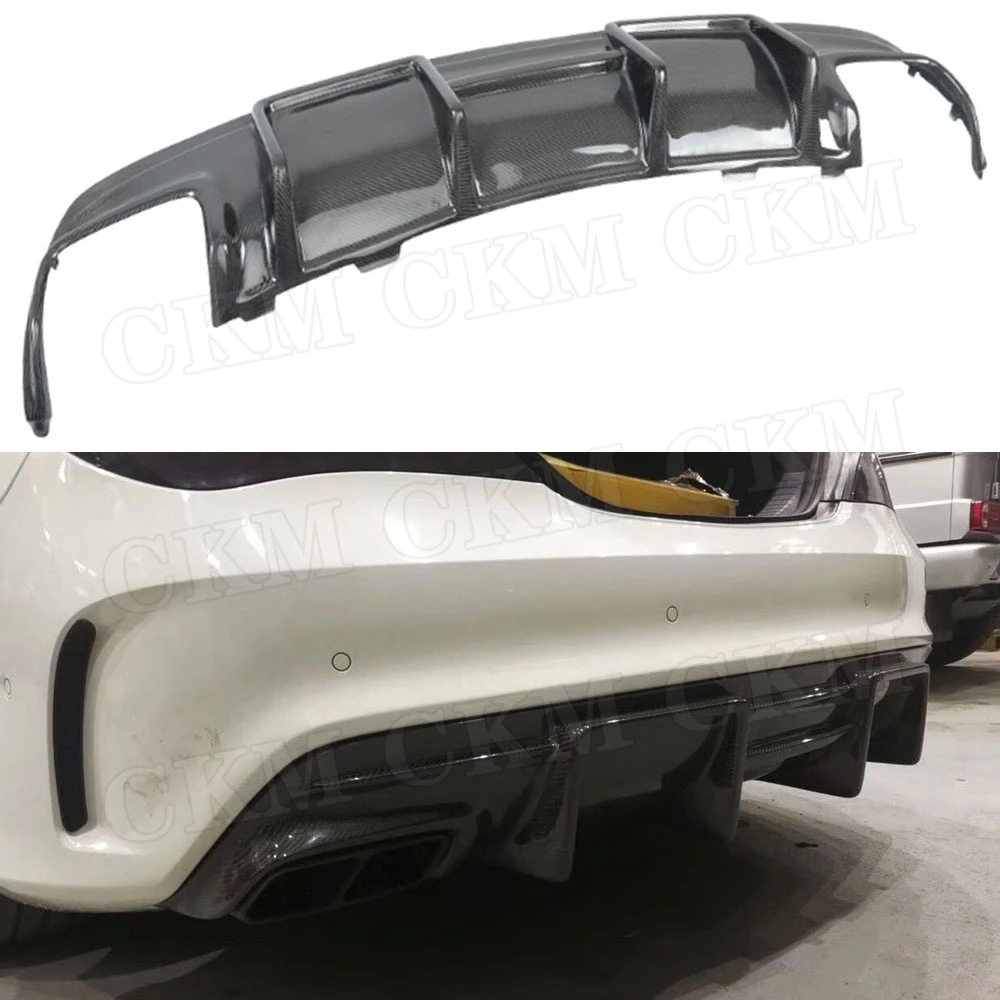 Задний спойлер из углеродного волокна диффузор для Benz CLA класс W117 CLA200 CLA250 CLA260 CLA45