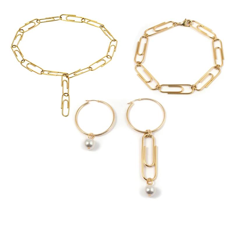 Женская ketting mannen кубинская цепочка Золотая бумага застежка ожерелье colares masculino