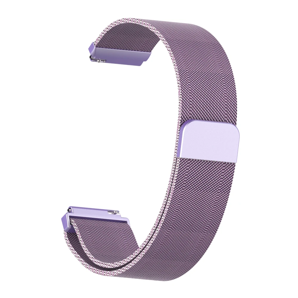 Hyun purple Mi lanese Loop band для Xiao mi smart watch, классический сменный Браслет из нержавеющей стали, браслет для mi Watch, аксессуары для ремешка - Цвет ремешка: Hyun purple