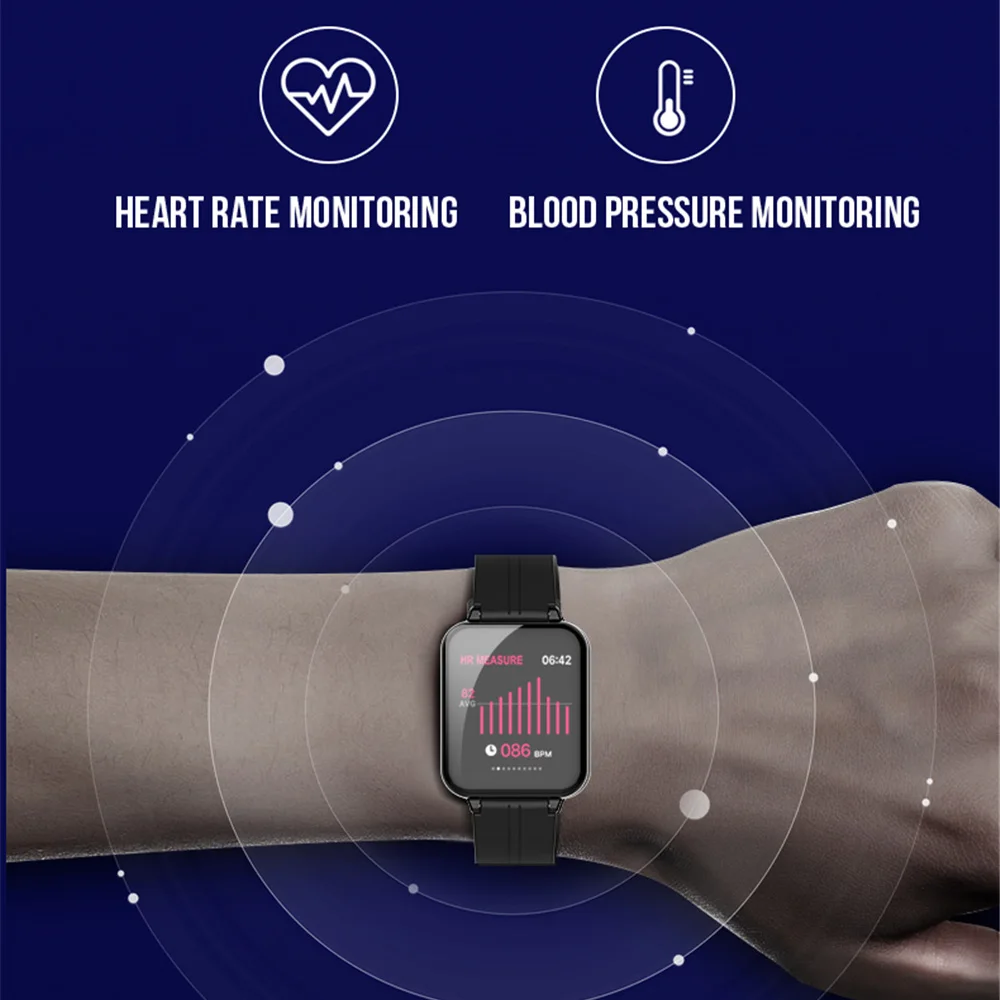 SCELTECH B57 Smart Watch Bracelet Waterproof Heart Rate Monitor Blood Pressure Fitness Tracker Women Men Sport Wearable Watch