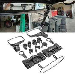 Maverick x3 – Kit de rétroviseurs HD avec poignée, pour Polaris RZR, Yamaha Raptor 700, Can Am Outlander UTV, barre de Cage en rouleau, vue latérale large 