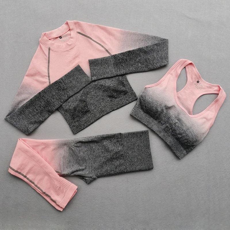 Combinaison De Yoga 2 Pièces Pour Femme, Soutien-gorge De Sport Respirant à Séchage Rapide, Legging Taille Haute - Rouge Rouge - Prêt-à-Porter