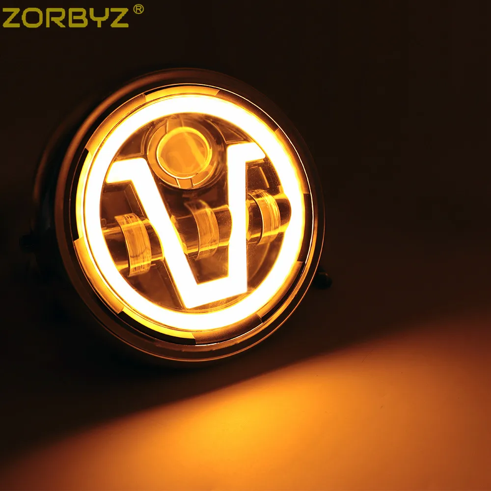 ZORBYZ мотоцикл 7 ''круглый светодиодный проектор модифицированный головной светильник с ангельским глазом светильник для Harley Honda CB400 CB500