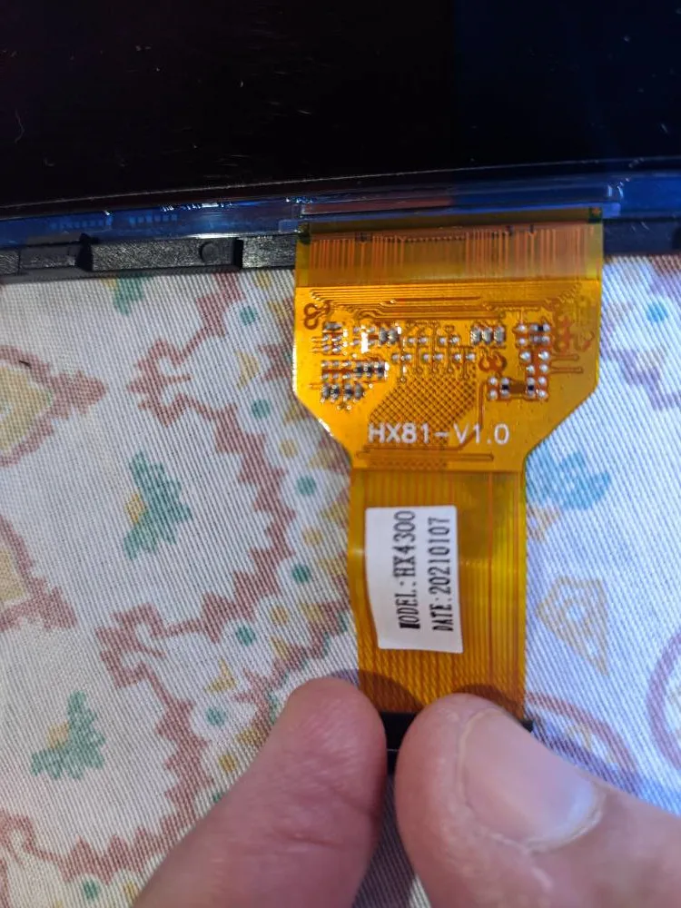 Tela Lcd para Projetor Crenova c9 Tela de Exibição Acessórios para Projetores Faça Você Mesmo 4.3in 1540386301 Hx4300 Fpc-hx81-v1.0 - Image 2