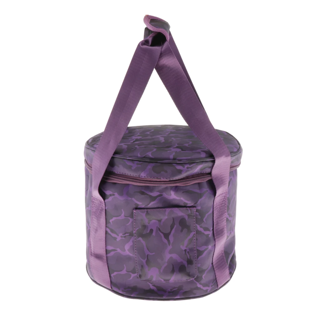 Хрустальная Поющая чаша чехол для переноски дорожная утолщенная сумка фиолетового цвета для 14 дюймов Хрустальная Поющая чаша 15,75x11 дюймов