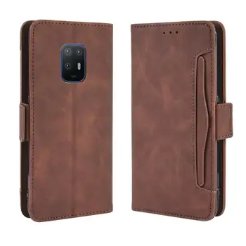 

For Fujitsu Arrows 5G F-51A Case Wallet Flip Style Skin Feel Leather Phone Cover For Fujitsu Arrows 5G with Separate Card Slot
