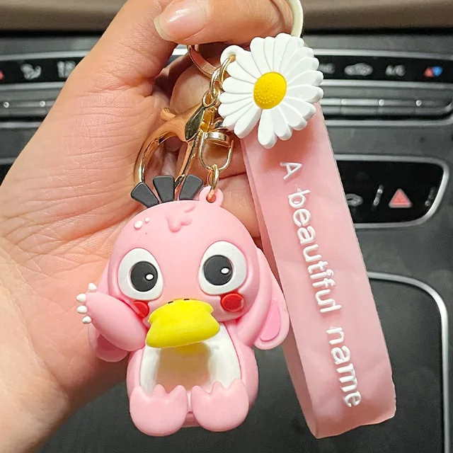 Disney Stitch Keychain Variety of Cartoon Lilo & Stitch Cute Doll Keyring Fashion Couple Bag Ornament Key Chain Car Pendant Gift 18