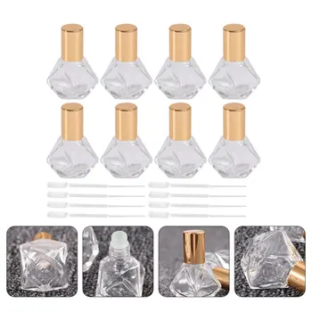 

12 Set Bottles And Droppers Glass Essential Oil Bottle for Perfume
