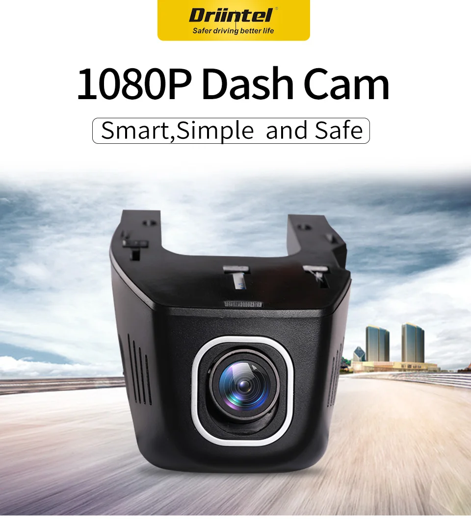 HD 1080p Dual Lens Night Vision Hidden Wifi Recorder Car DVR Dash Camera ZM