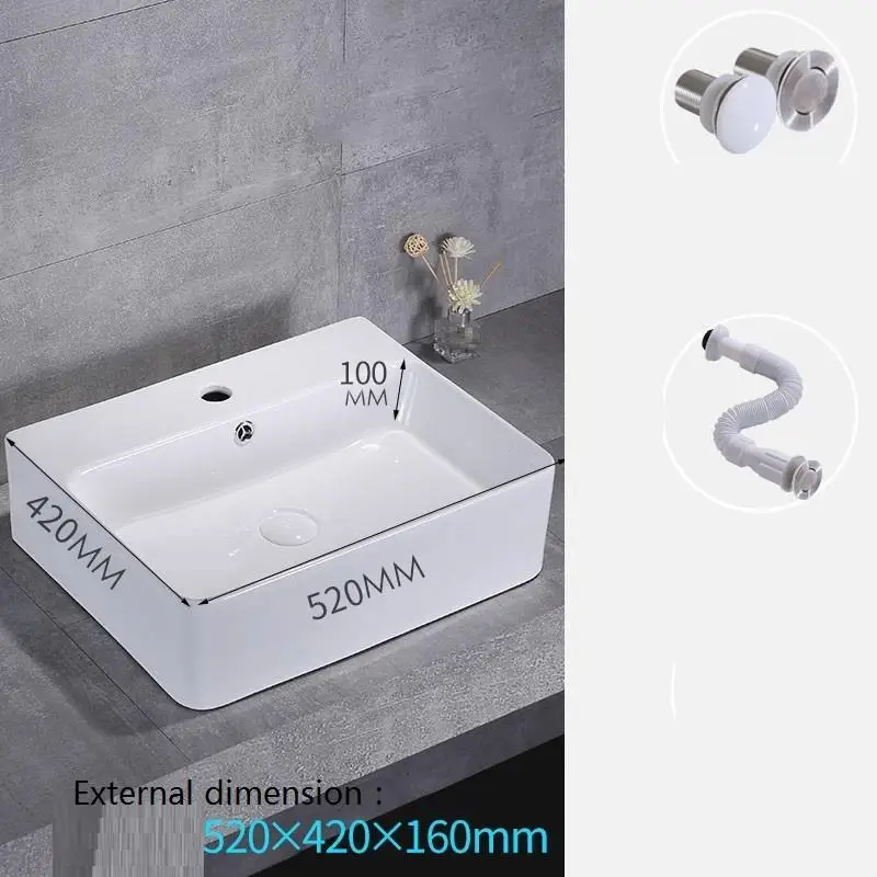 MODEL G Lavandino Wasbak туалетный столик Salle Bain Black Bacia De Lavagem Lavatorio Санузел Banyo Lavabo Pia Cuba Banheiro раковина для ванной комнаты - Цвет: MODEL G