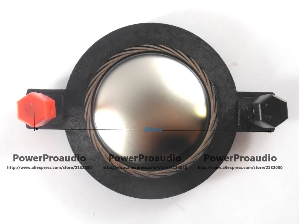 

Diaphragm Driver Titanium Dome 44.4mm The Center Distance Of The Two Post Terminals : 80mm