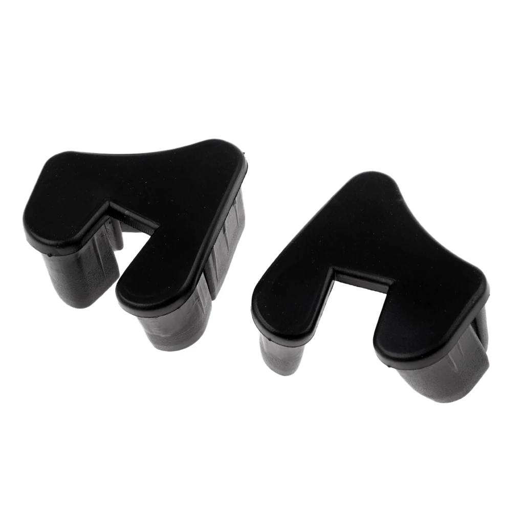 2Pcs Universal PVC End Cap Bottom Sub For Fishing Marine Boats Yacht Dinghy