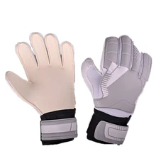 Футбольные вратарские перчатки, футбольные Вратарские тренировочные перчатки с кончиками пальцев, утолщенные нескользящие перчатки для соревнований