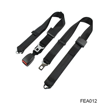 

Car Bus 38MM Width Webbing 2 Point Safety Seat Belt 1500mm Length Wheelchair Lap Belt FEA012