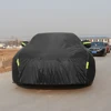 Universal Black Waterproof full car covers Snow Ice Dust Sun UV Shade Cover Indoor Outdoor for Audi A3 A4 A5 A6 A8 Q3 Q5 Q7 ► Photo 2/6