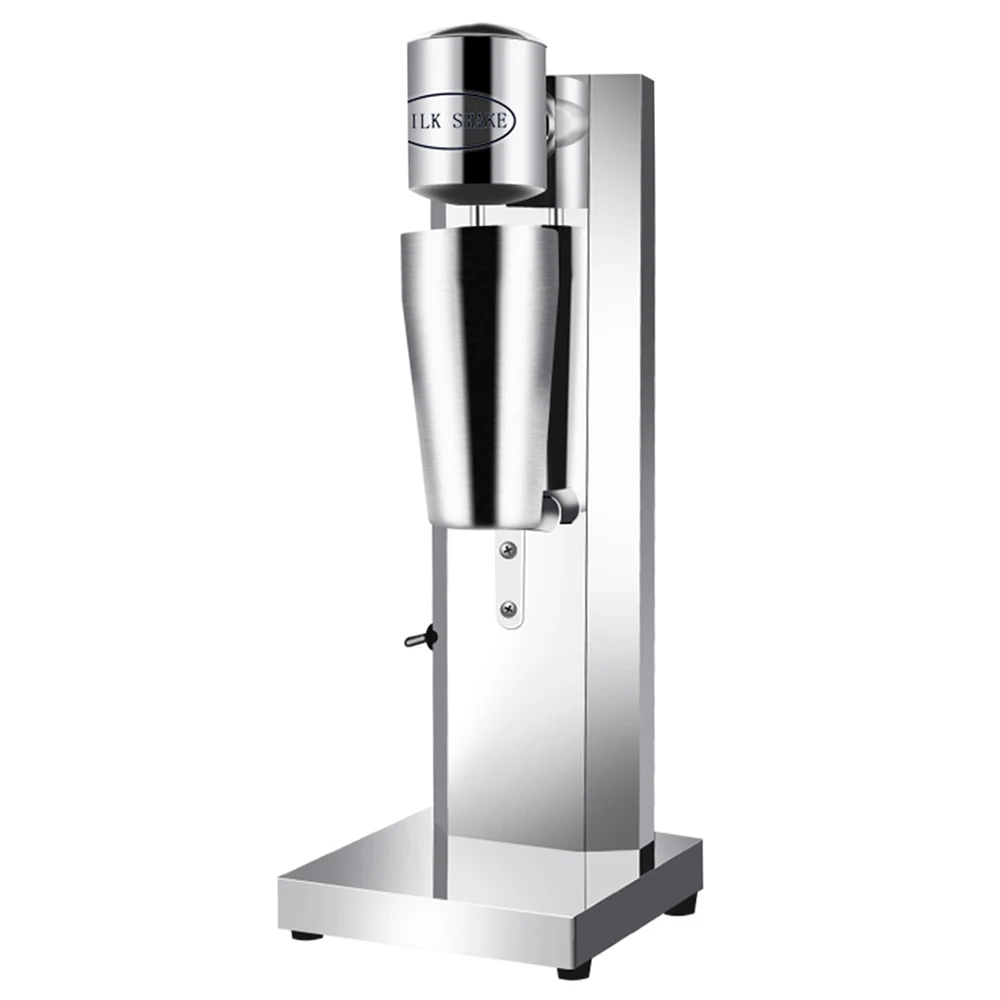 180W Single Head Commercial Stainless Steel Milk Shake Machine Drink Milk  Mixer