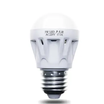 

ICOCO Control Sensor Light E27 Motion Detector Led Bulb Lamp Stair Hallway Pathway Corridor Night Lighting