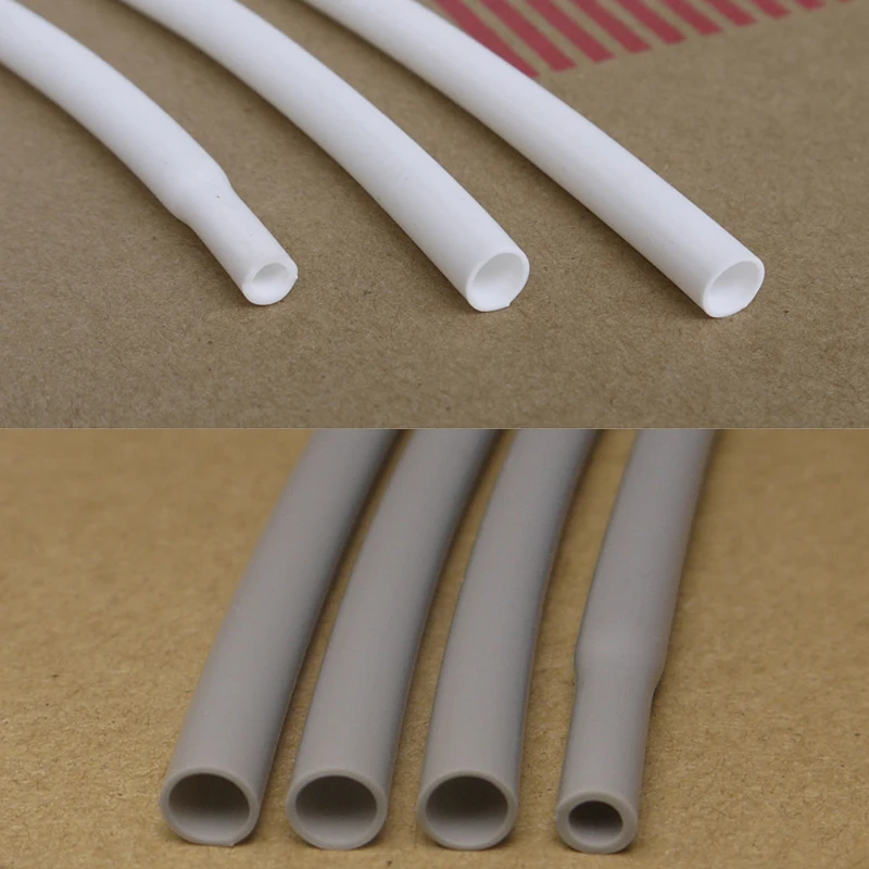 Sourcing Map Gaine Thermorétractable 3.5mm Diamètre 2:1 Tube Thermorétractable Enveloppe Câble Manchon Câble Enveloppant Thermorétractable 1m Blanc